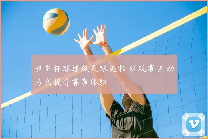世界杯球迷版足球亮相 以观赛互动方式提升赛事体验