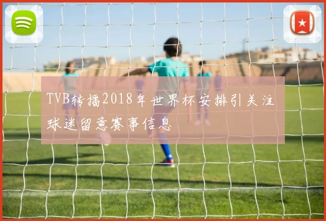 TVB转播2018年世界杯安排引关注 球迷留意赛事信息